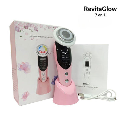 Les Visionnaires Beauté et santé Rose / USB RevitaGlow ™ - Massage Facial 7 en 1