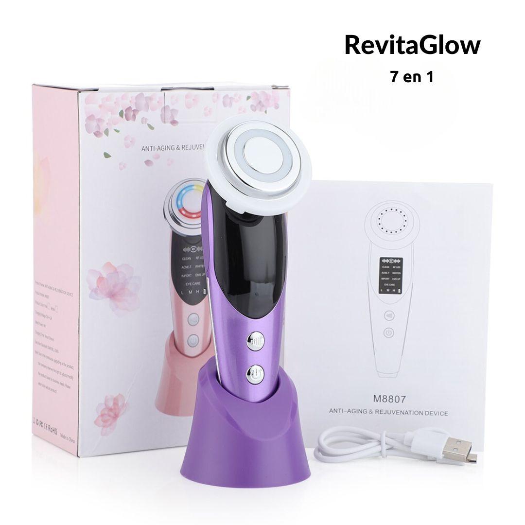 Les Visionnaires Beauté et santé Violet / USB RevitaGlow ™ - Massage Facial 7 en 1