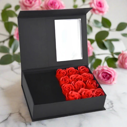 Queen Beauty Shopping Rose Gift Box Soap Artificial Flower